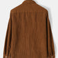 Mens Corduroy Solid Color Lapel Button Up Basics Long Sleeve Shirts
