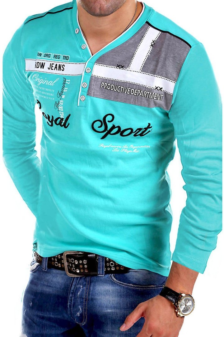 Men's Fashion Polo shirt long sleeve