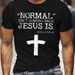 Normal Isn't Coming Back But Jesus Is Revelation 14 Men's Cotton T-Shirt