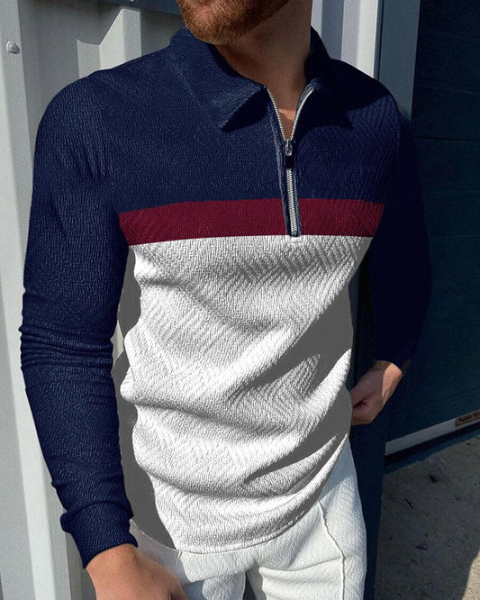 Men's Lapel Polo Shirt