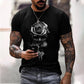 Skull Rose Art Print Short Sleeve T-shirt