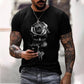 Skull Rose Art Print Short Sleeve T-shirt