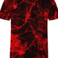 Men's Abstract Graphic T-shirt Round Neck Red