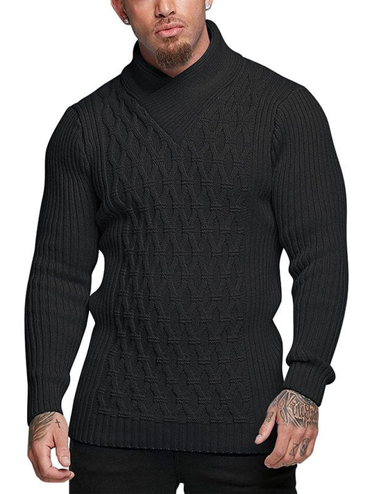 Men's knitted pullover sweater