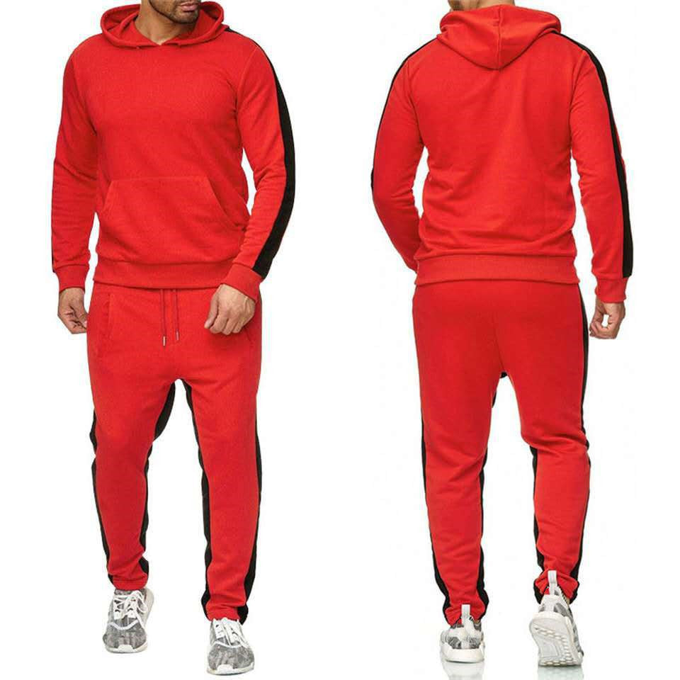 Men's casual sportswear hooded sweater suit