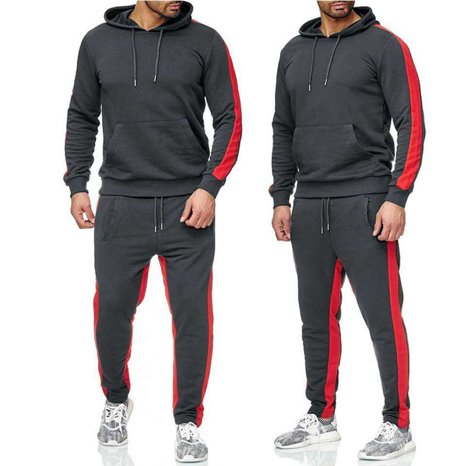 Men's casual sportswear hooded sweater suit