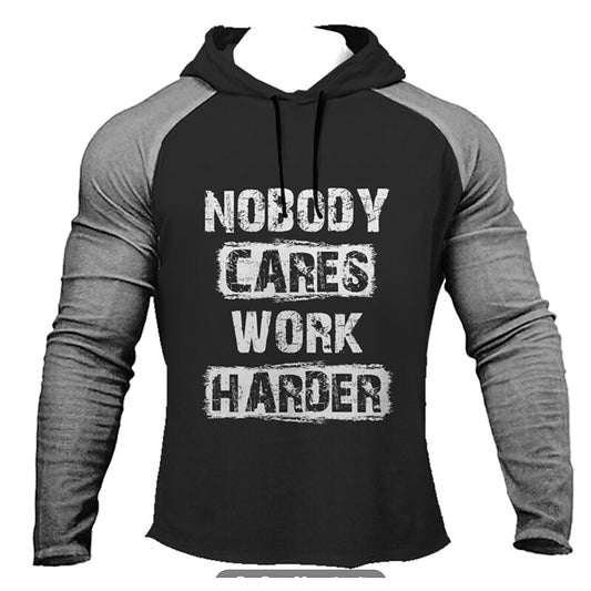 NOBODY CARES WORK HARDER Black S