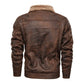 Mens Outdoor Fur Loose Warm Jacket