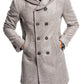 Men's Hooded Woolen Coat