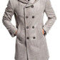 Men's Hooded Woolen Coat