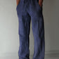Men's linen pocket casual trousers