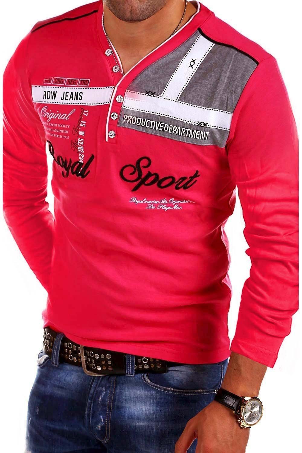 Men's Fashion Polo shirt long sleeve