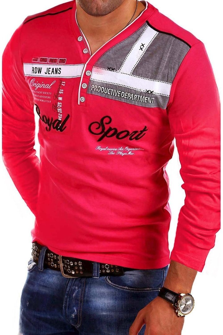 Men's Fashion Polo shirt long sleeve