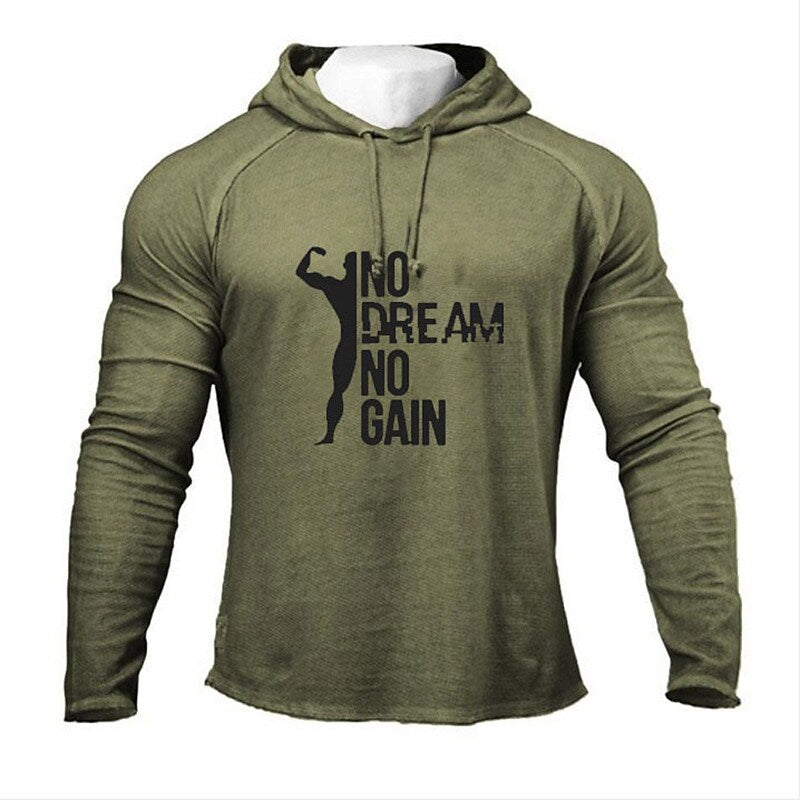 NO DREAM NO GAIN Army Green S