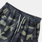 Mens Camo & Patchwork Print Breathable Casual Two Pieces Suits SKUF52008