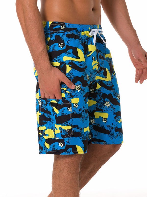 Men's Summer Hawaii Camouflage Casual Shorts