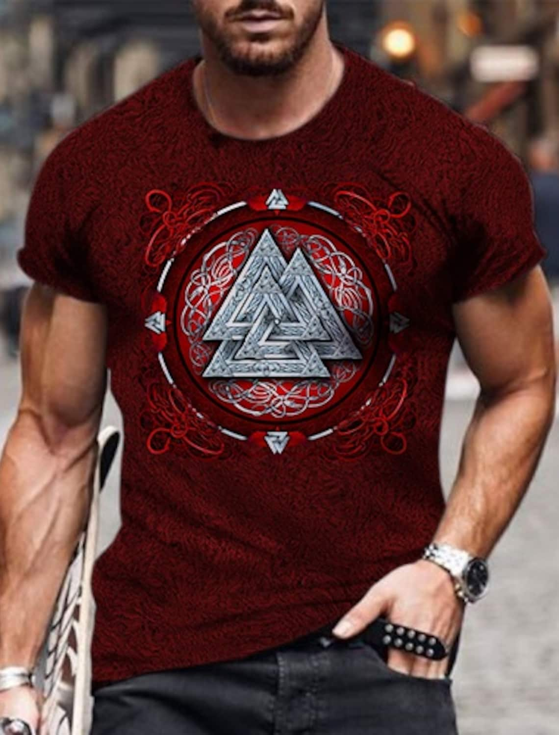 Men's Tee T-shirt Shirt 3D Printing Geometric Graphic Prints Plus Size Zero two 3D Short Sleeve Casual Tops