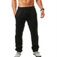 Men's cotton and linen loose casual sports trousers