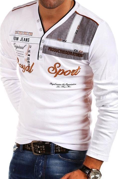 Men's Fashion Polo shirt long sleeve