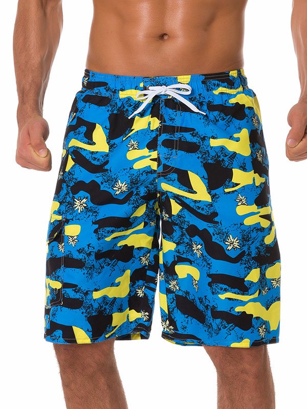 Men's Summer Hawaii Camouflage Casual Shorts