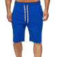 Men's Beach Solid Color Cotton Shorts