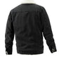 Men'S Plus Fleece Warm Denim Jacket