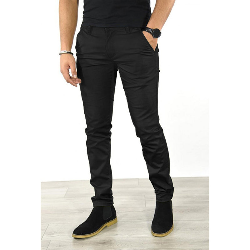 Men's Classic Fashion Slim Fit Straight Trousers