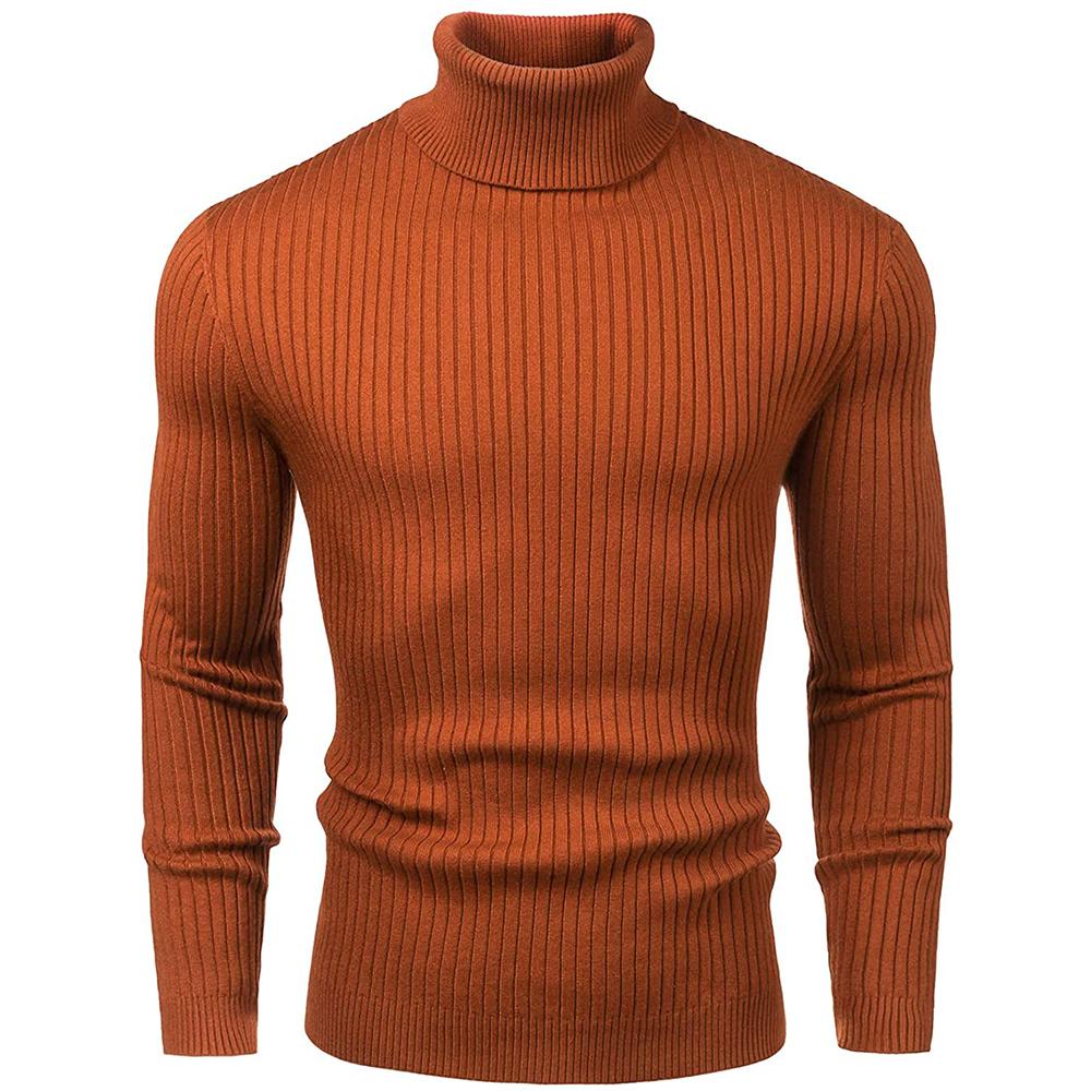 Men's Turtleneck Sweater Slim Sweater