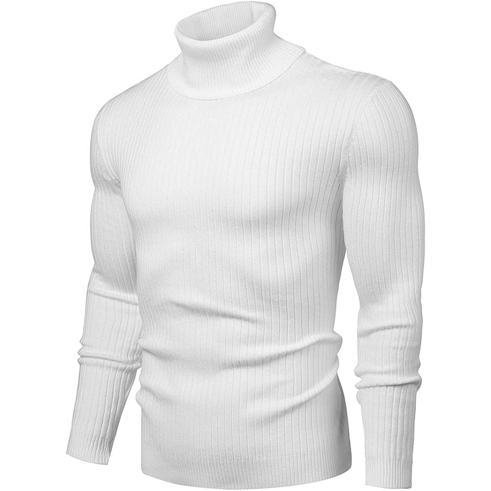 Men's Turtleneck Sweater Slim Sweater