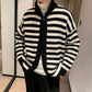 Men&#039;s Casual Knitted Cardigan Top Black M