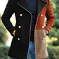 Men's Casual Three-Color Stitching Coat