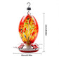Hummingbird Feeder Hand Blown Glass