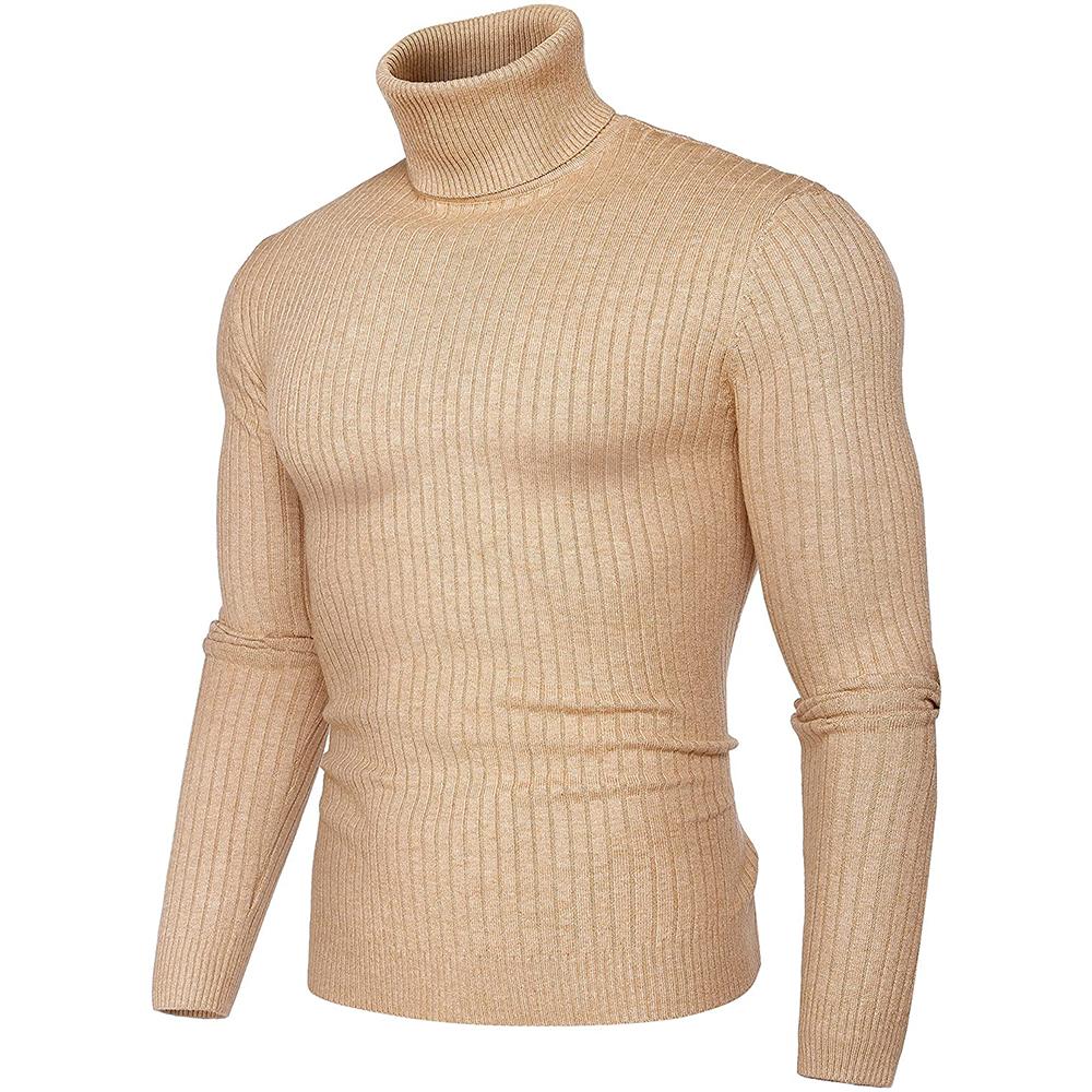 Men's Turtleneck Sweater Slim Sweater