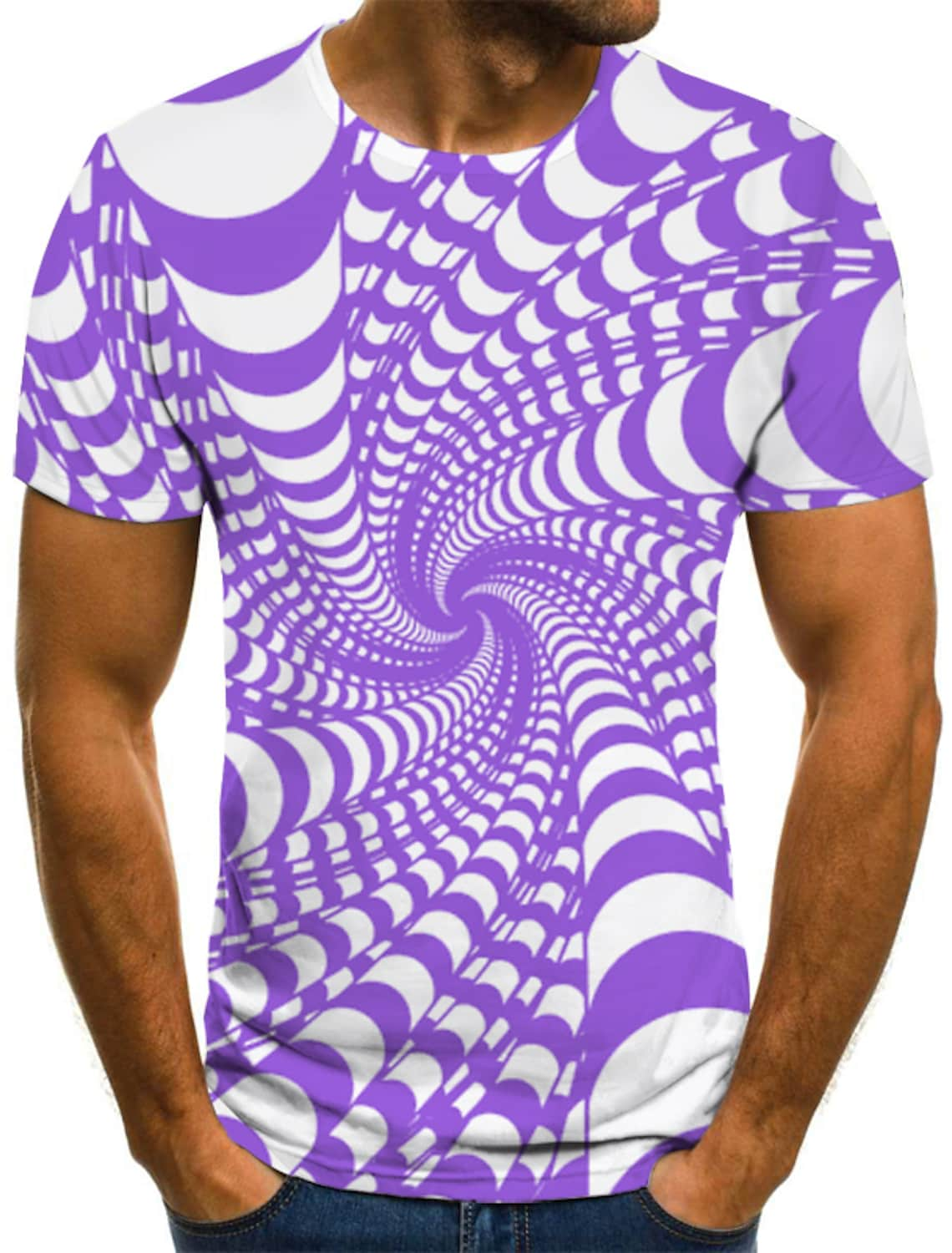 Men's T shirt Shirt Graphic 3D Plus Size Print Short Sleeve Casual Tops