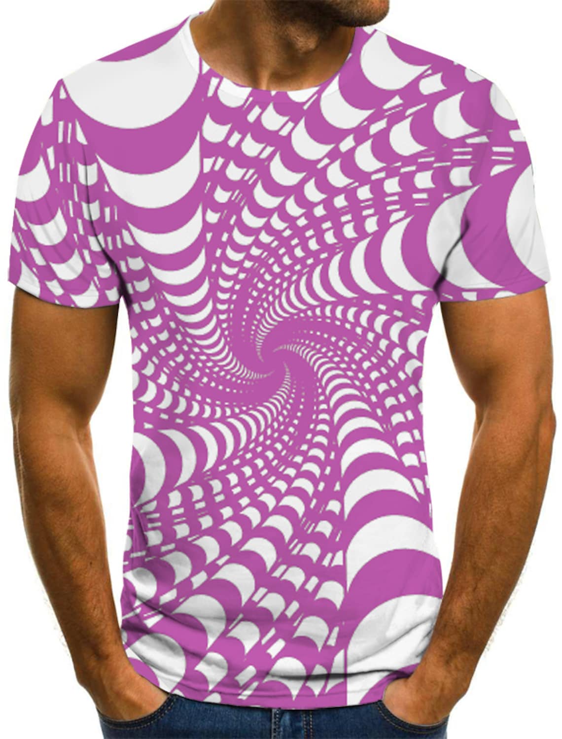 Men's T shirt Shirt Graphic 3D Plus Size Print Short Sleeve Casual Tops