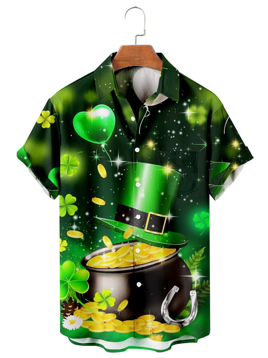 St Patrick Casual Men's Large Shirt