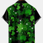 St Patrick's Clover Print Men's Large Shirt