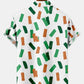 St. Patrick's Day Colorful Geometric Pattern Casual Men's Large Short Sleeve Shirt