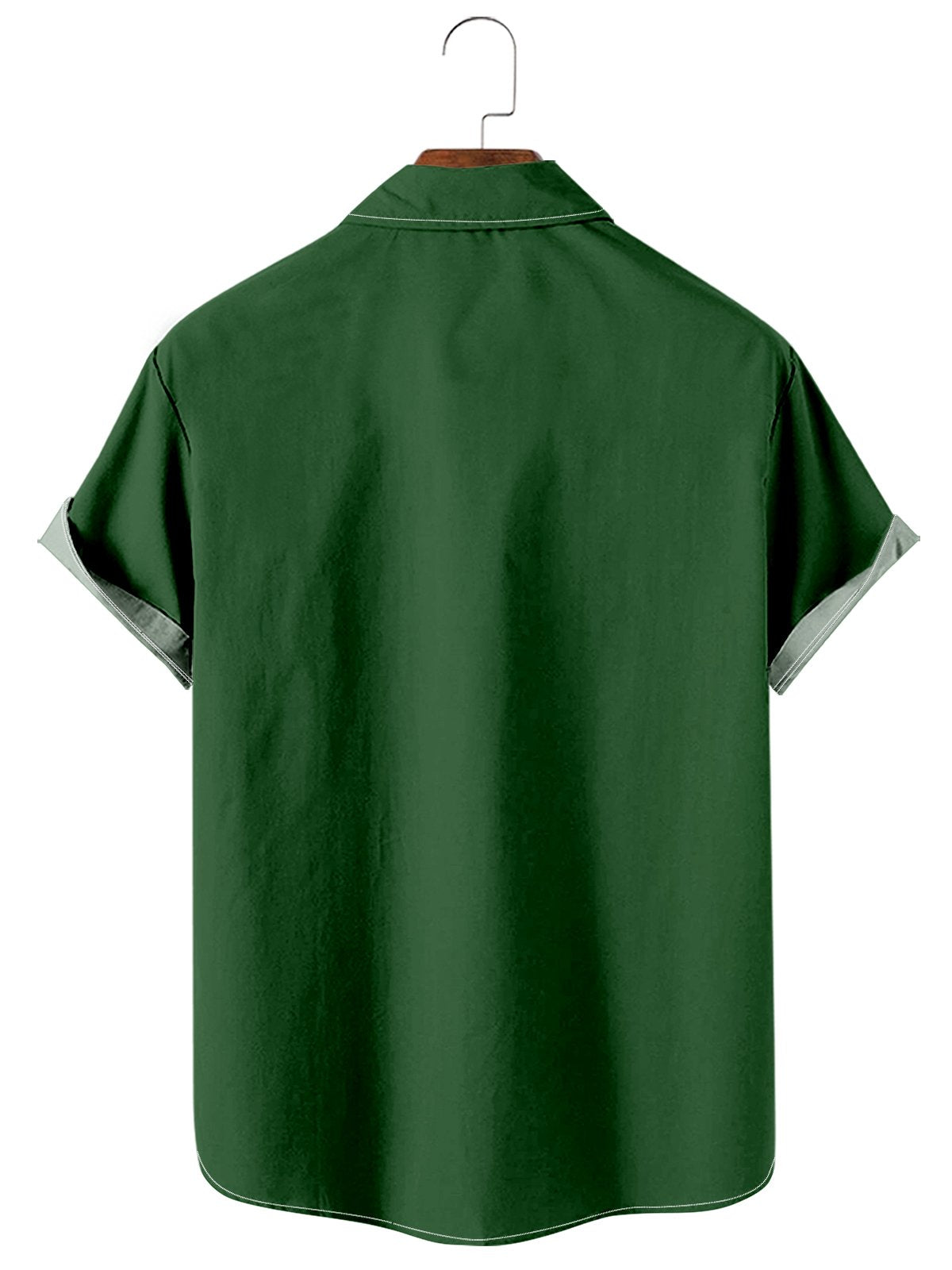 St Patrick Simple Clover Guitar Casual Men's Shirt