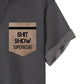 Simple Funny Text Casual Men's Large Short Sleeve Shirt