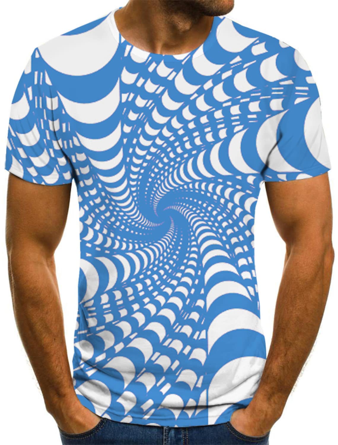 Men's T shirt Shirt Graphic 3D Plus Size Print Short Sleeve Casual Tops