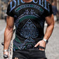 Men's 3D Print Graphic Prints Poker Print Short Sleeve Daily Tops