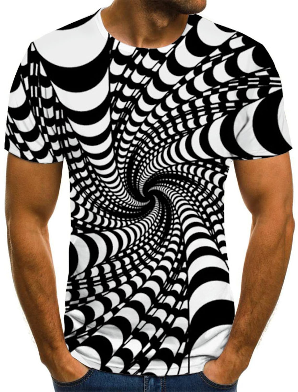 Men's T shirt Shirt Graphic 3D Plus Size Print Short Sleeve Casual Tops