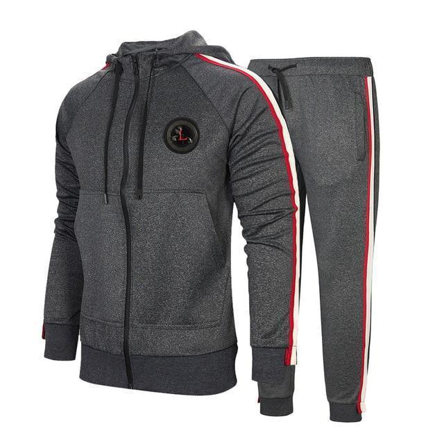 Men's Tracksuits With Side Stripes