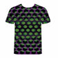 New Men's T shirt 3D Print Graphic Optical Illusion Plus Size Short Sleeve Casual Tops