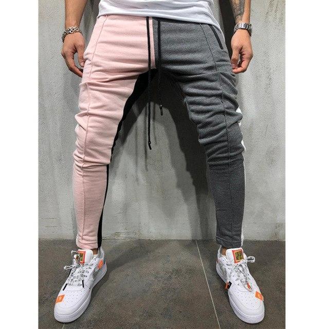 Patchwork Casual Pants For Men