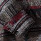 Mens Cotton Vintage Ethnic Print Lapel Casual Relaxed Fit Button Shirts