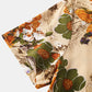 Mens Vintage Floral Oil Printting Short Sleeve Shirts