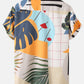 Mens Tropical Floral & Leaf Print Casual Light Designer Loungewear