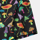 Mens Colorful Mushroom Print Button Up Street Short Sleeve Shirts
